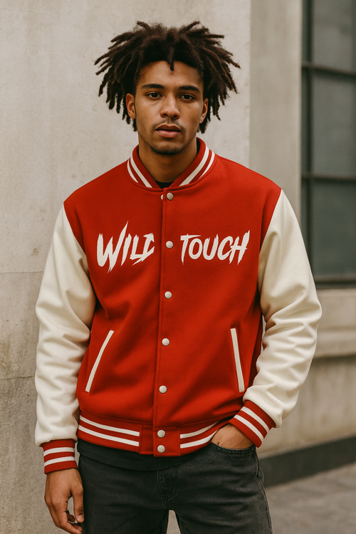 WILDTOUCH™ | Veste universitaire bicolore doublée polaire