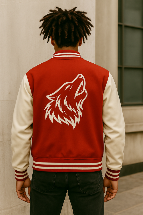 WILDTOUCH™ | Veste universitaire bicolore doublée polaire