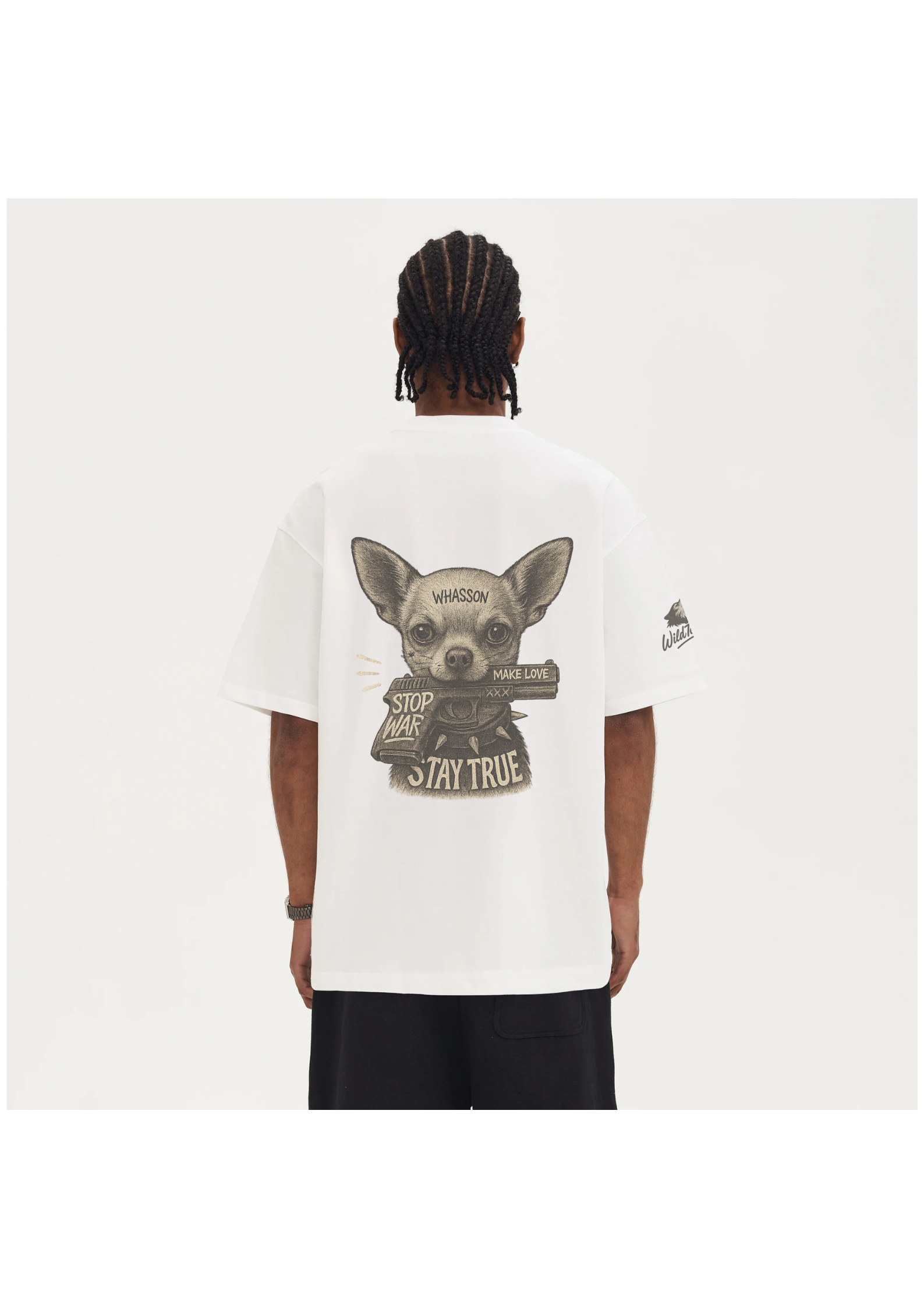 CHIHUAHUA™ T-shirt coupe carrée 280 g/m² – Silence Gun