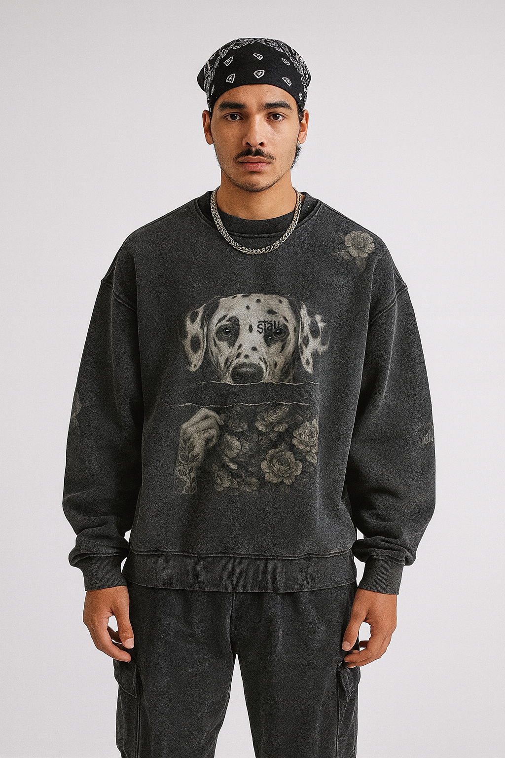 DALMATIEN™ Sweat-shirt lourd 440 g/m² – Oversize délavé - Stay Wild