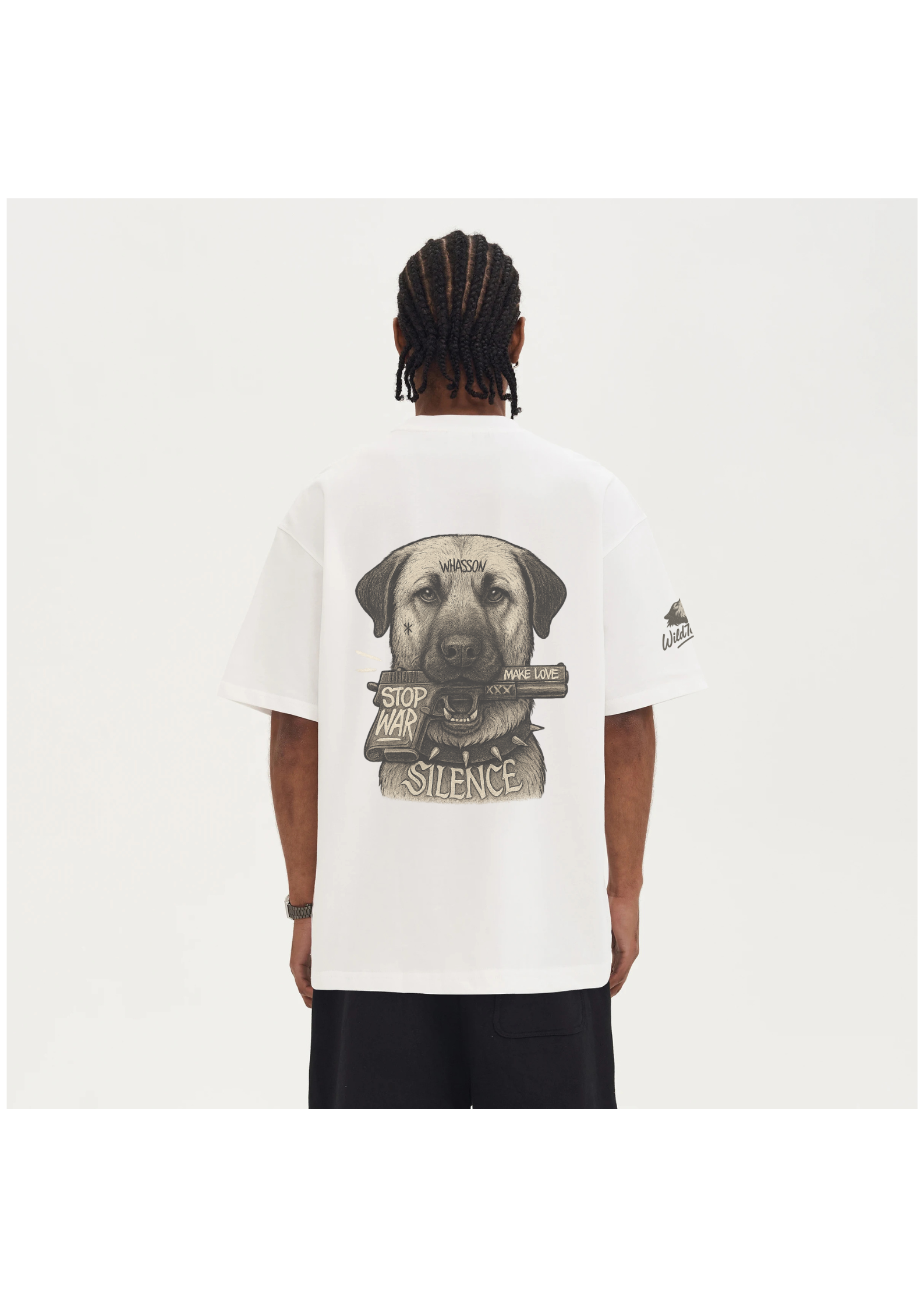 KANGAL™ T-shirt coupe carrée 280 g/m² – Silence Gun