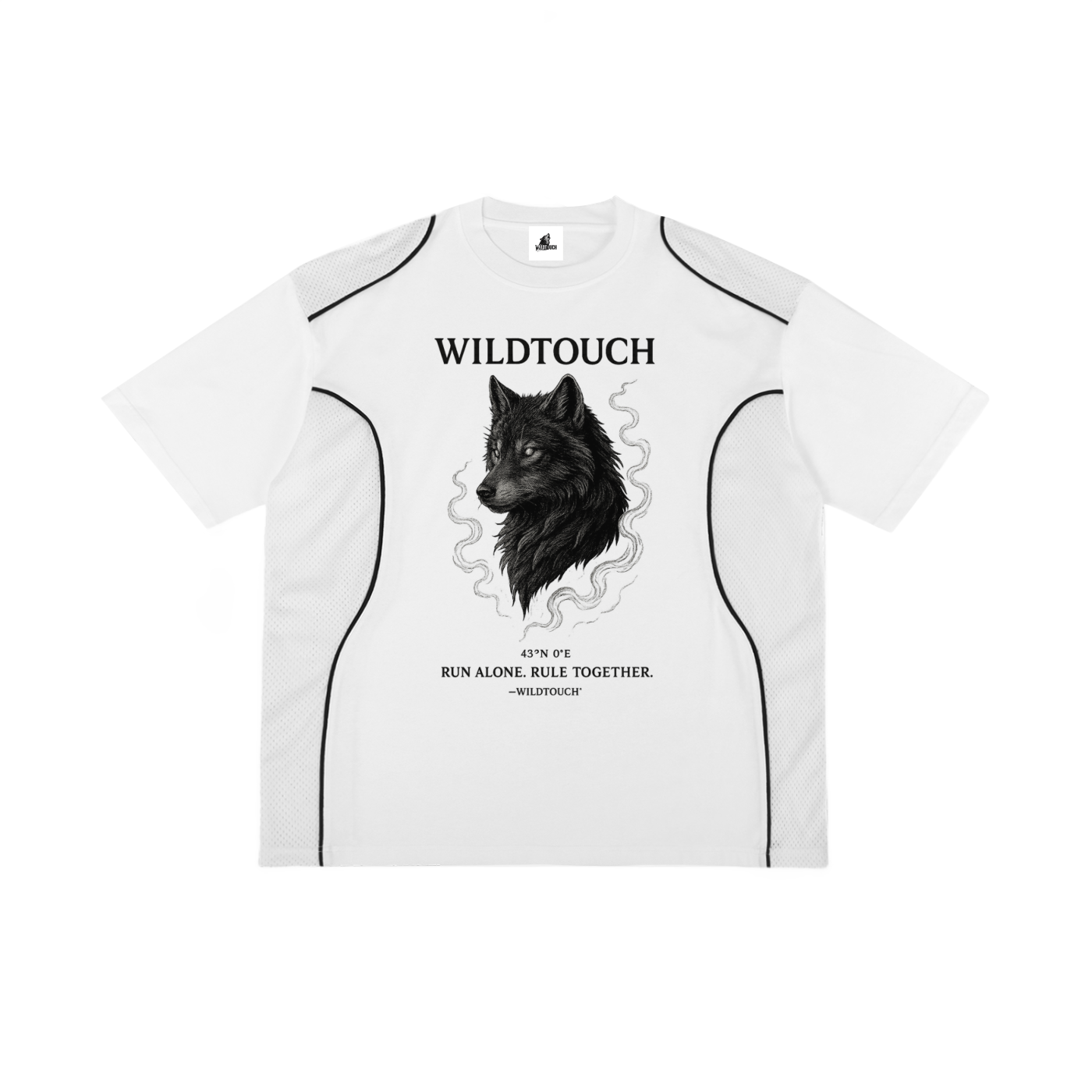 WILDTOUCH™ Run Alone | T-shirt à empiècements contrastés